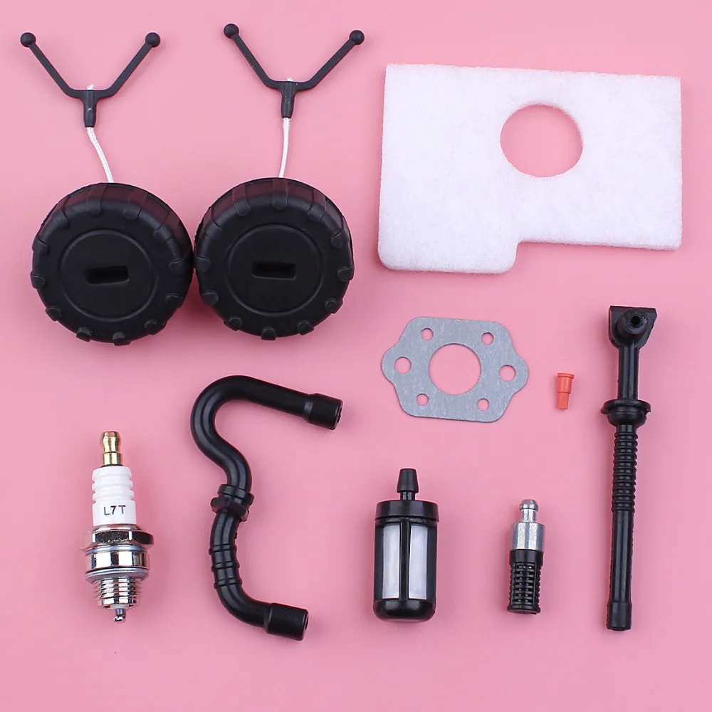 

Fuel Oil Air Filter Line Hose Cap Spark Plug Kit For Stihl MS180 MS170 018 017 MS 180 170 Chainsaw Part