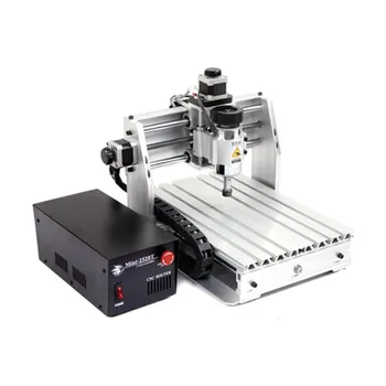 

mini cnc router machine milling engraver 2520 Silent DC spindle ER11 3.175mm Collet Mach3 software