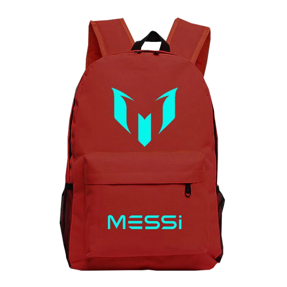 New Messi CR7 Lebron Scuola Zaini ChildrenCustom Fatto di Stampa della Lettera Incandescente Zaino Regalo Dei Capretti Borse di Formazione Dropshipping