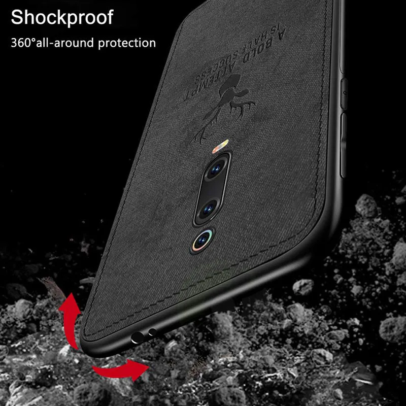 Тканевый чехол для Xiaomi Mi 9T Pro Redmi K20 Note 8 7 6 5 6A 7A 8T 9S 9 Max мягкий ТПУ тканевый