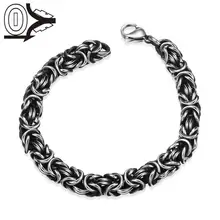 H027 модные 316L браслет из нержавеющей стали для manblack Титан фильм Магия Винтаж мужской в панк-стиле Браслеты