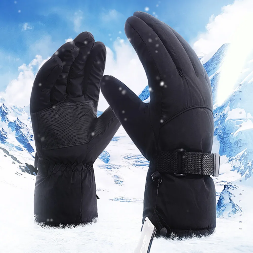 Ski Gloves Men Women Warm Winter Waterproof Skiing Snowboard Gloves