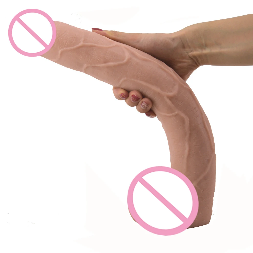 Big Dildo size 39.5*5.6cm sex anal dildos for women clitoral Realistic Huge Dildo Penis for Adult sextoys Dick sexshop