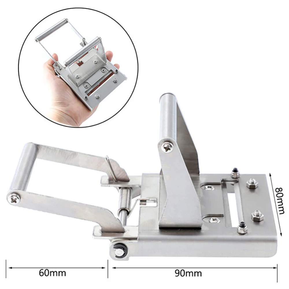 Нержавеющая сталь Портативный торцевой резак машинка для облицовывания кромки прямые, округлые готовые ручные инструменты скидка