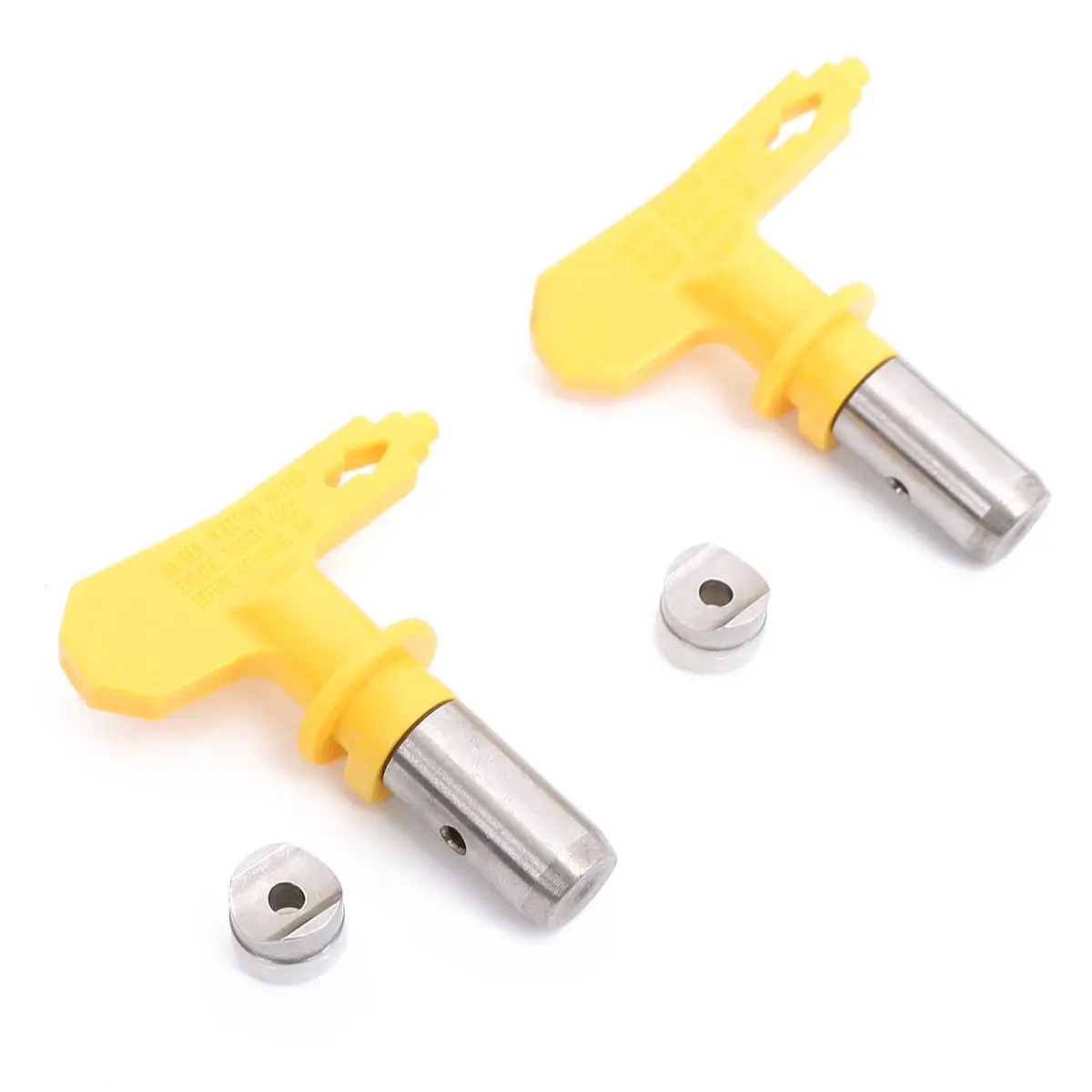 Mayitr Professional Airless Paint Spray Gun Extension Pole Double Nozzle Head + Tips Guard Powerful Painting Tool New