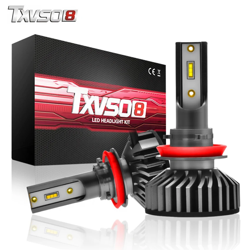 

TXVSO8 H7 LED Headlight 6000K 50W H4 H1 H11 9005 HB3 9006 HB4 10000Lm Canbus CSP chips Auto Fog lamp bulbs car accessories 12V