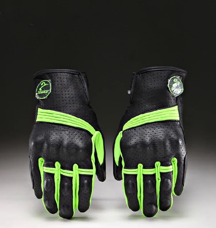 perforated leather summer glove a2