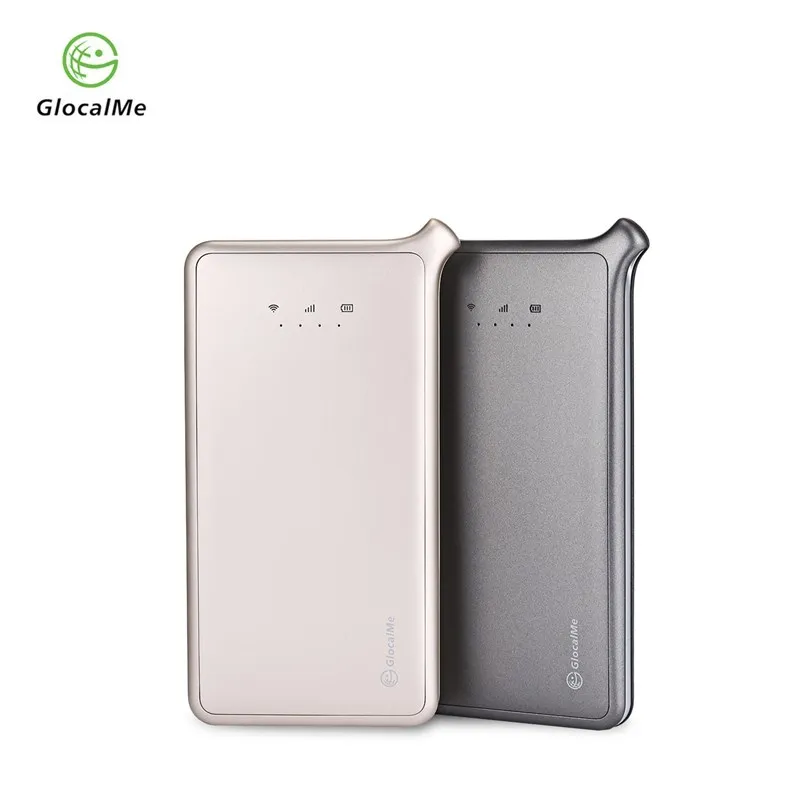 

GlocalMe U2 4G Portable Wifi Router Wireless Free Roaming Carry-on WiFi Hotspot with Two Sim Slots