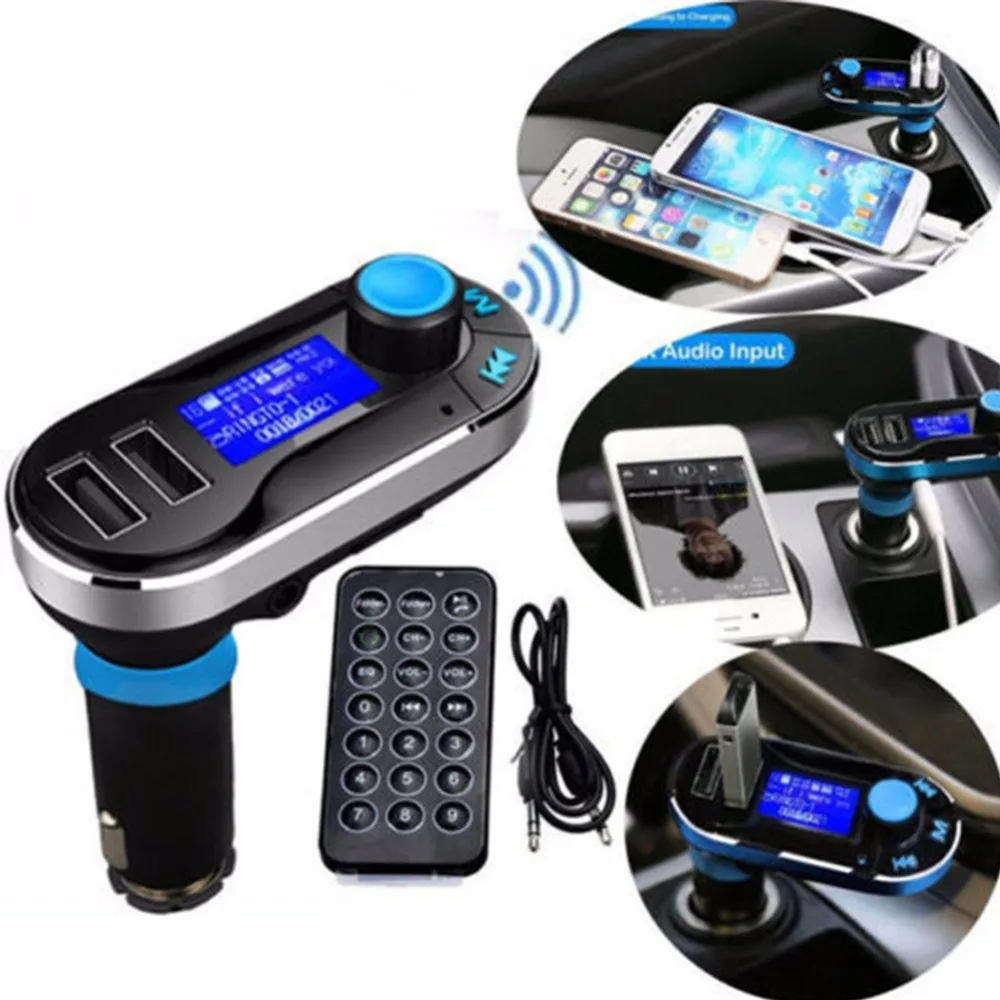 Горячий Новый fm передатчик Bluetooth автомобильный комплект mp3 плеер авто