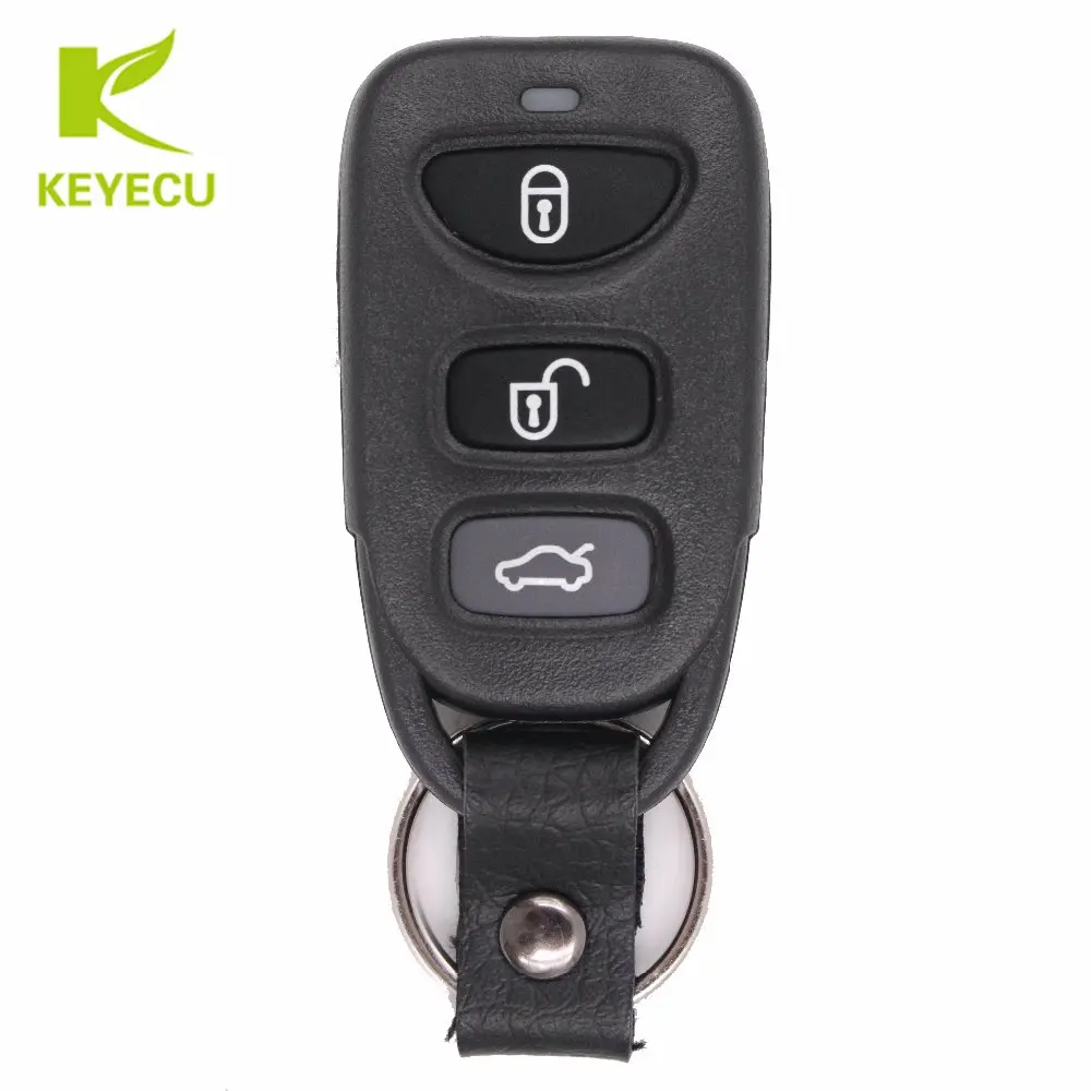 Keyecu 10pcs Brand New Replacement Remote Key Shell 3 Button For