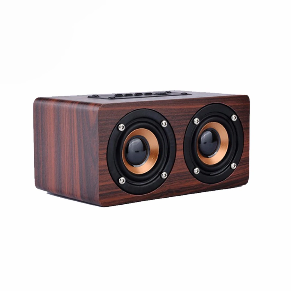 Лучшие предложения деревянная bluetooth колонка в стиле ретро Беспроводная Hi Fi