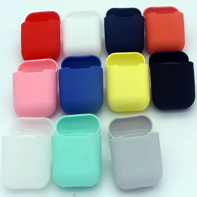 Конфеты чехол из ТПУ и силикона с Bluetooth Беспроводной наушники для защитный AirPods
