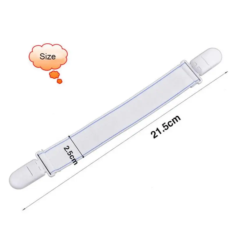 4 шт. белая простыня для матраса Одеяла Домашние Захваты зажим держатель крепеж эластичные ремни фиксация нескользящий ремень