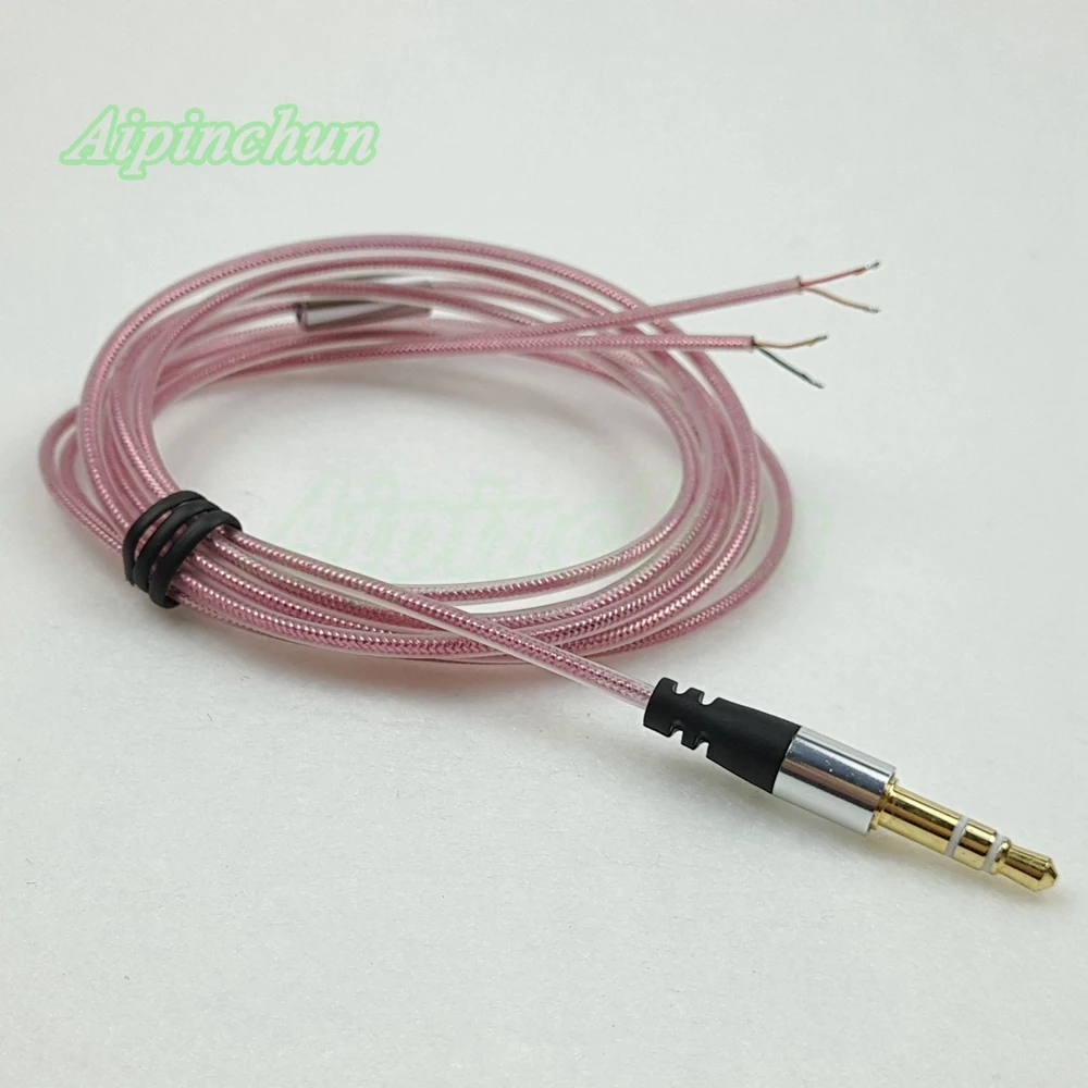 Aipinchun 3,5 мм 3-сваевыдрегиватель DIY наушников аудио кабель для ...