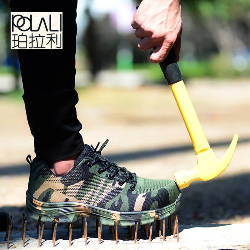 steel toe cap baseball boots