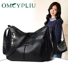 Женские сумки, черные сумки-мессенджеры, Корейская простая пляжная сумка через плечо, двухслойные мягкие сумки, женские сумки для телефона, Bolsa Feminina