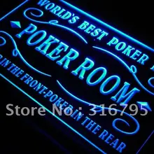S143 Best покер-рум Ликер пивной бар светодиодный неоновый свет знак включения/выключения 20+ Цвета 5 размеров