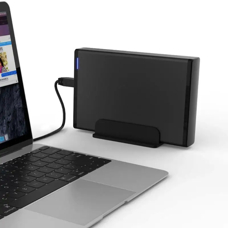 

3.5inch USB 3.0 External HDD Enclosure SATA Mobile Hard Drive Disk Enclosure Box Case(US Plug) Support capacity up to 8T