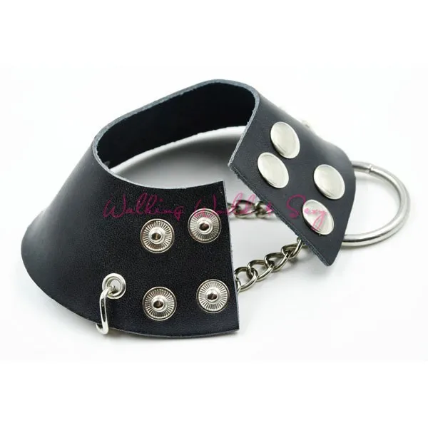 Adujustable Scrotum Pendant Ball Stretcher Penis Cock Rings Fetish Sex Toys Leather Male Chastity Device For Men Slave Restaint (3)