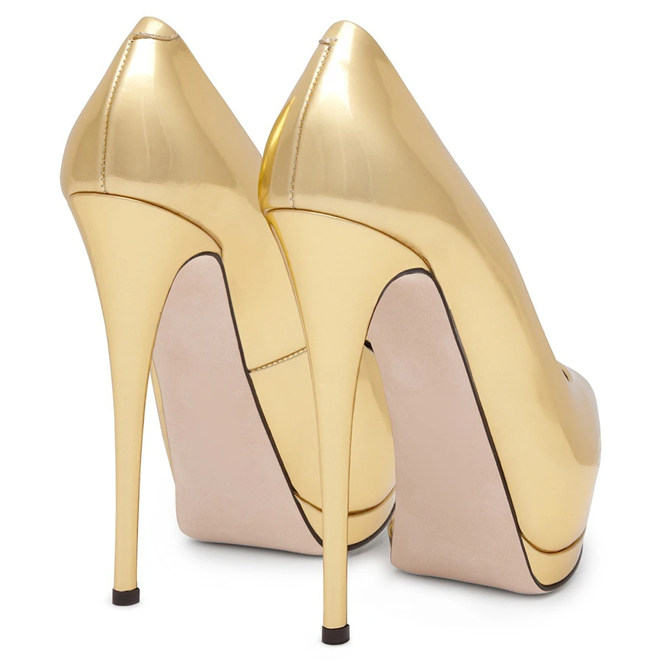 Odetina/ бренд размера плюс Для женщин пикантная обувь с открытым носком; обувь на платформе с высоким каблуком женские туфли-лодочки на шпильке туфли на очень высоком Обувь с открытым носом для вечеринок;