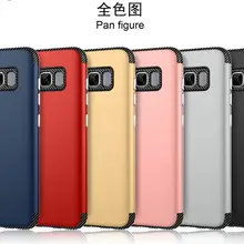 100 шт./лот новая одежда для маленькой девочки 2 in1 матовый ПК+ ТПУ повышенной прочности и защищенности противоударный с углеродное покрытие чехол для Samsung Galaxy S8/S8 Плюс/J3 J5 J7 /A3 A5 A7 /J5 J7 Prime