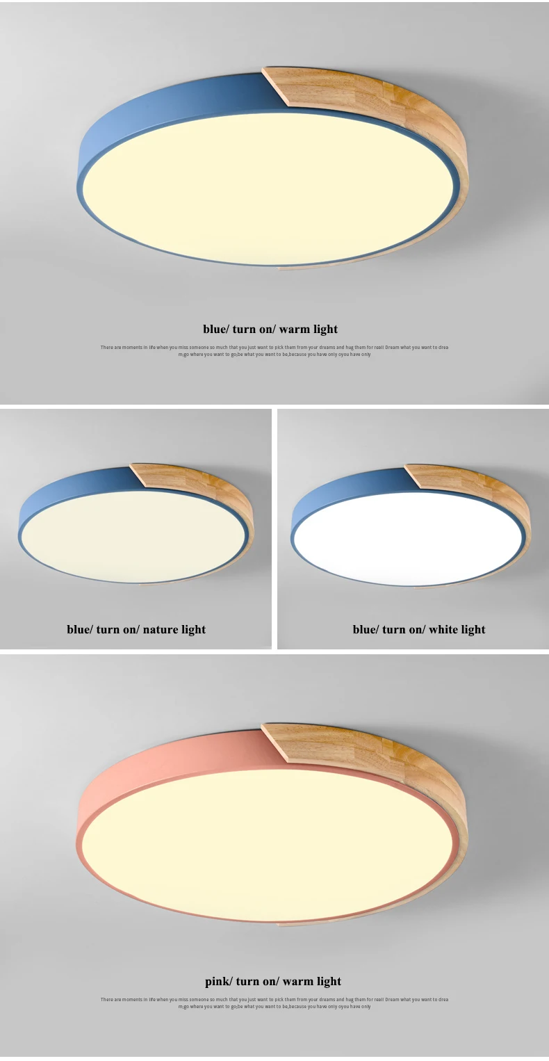 Aplicativo de Telefone Lustres de Teto Carvalho Dimmable Levou Lustre Nordic Quarto Iluminação Multicolor Rodada Liga Levou Luzes Luminárias 14 Cheap Lustres