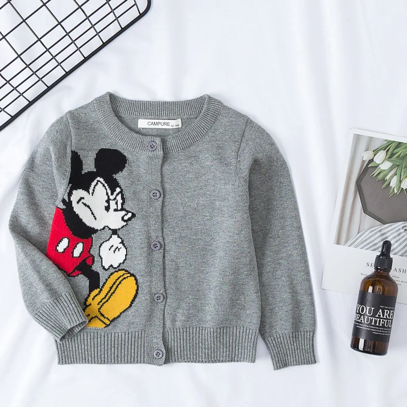 

Baby Girls Boys Knitted Sweaters Cute Cartoon Coats Tops Toddlers Kids Knitting Cardigan Sweater Jacket 2019 New Kids Clothes