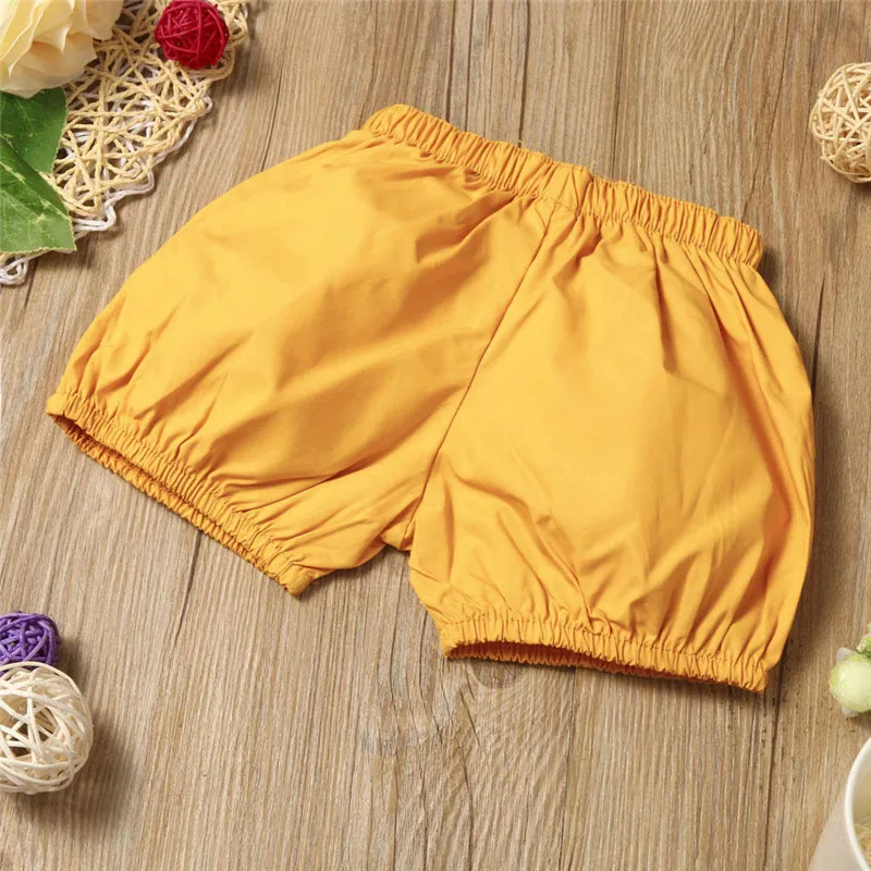 Girls suit summer 2019 new cotton Toddler Kids Girl Floral Sleeveless Tops+Bow Shorts Pants Outfits Clothes Set  (3)