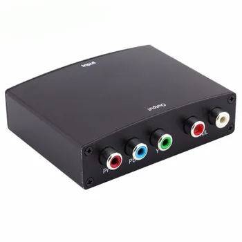 

High Quality 1080P HDMI to YPbPr Component Cable RGB Video Conversor +R/L Audio Adapter Amplifier Converter for HD TV PC