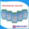 Descuento Módulo de entrada y salida Digital 8DI/8DO, optoacoplador aislado, RS485 MODBUS RTU, Wellpro WP8028ADAM Wl38eG9b