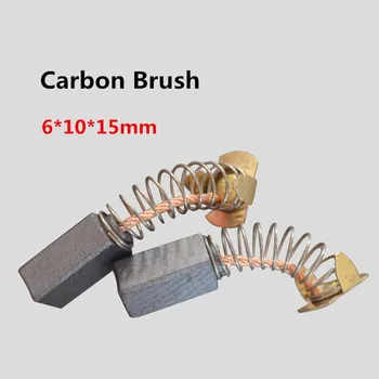 

Carbon Brush 6*10*15mm for Power tool brush, FREE SHIPPING 5Pairs