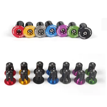 

aluminum CNC Bicycle Handlebar Plugs MTB Moutain Road Bike Handlebar Plugs sets 4 Colors