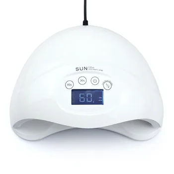 

SUN5 Plus 48W Nail Dryer UV LED Nail Lamp LCD Display 24 LEDs Dryer Lamp for Curing Gel Polish Auto Sensing Nail Manicure Tool