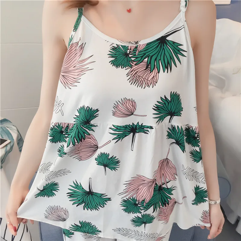 

Woman Pajamas Set Sling Cotton Pajamas 3 Peices Sleepwear For Women Long Sleeves Breathable Sexy Robe Homewear