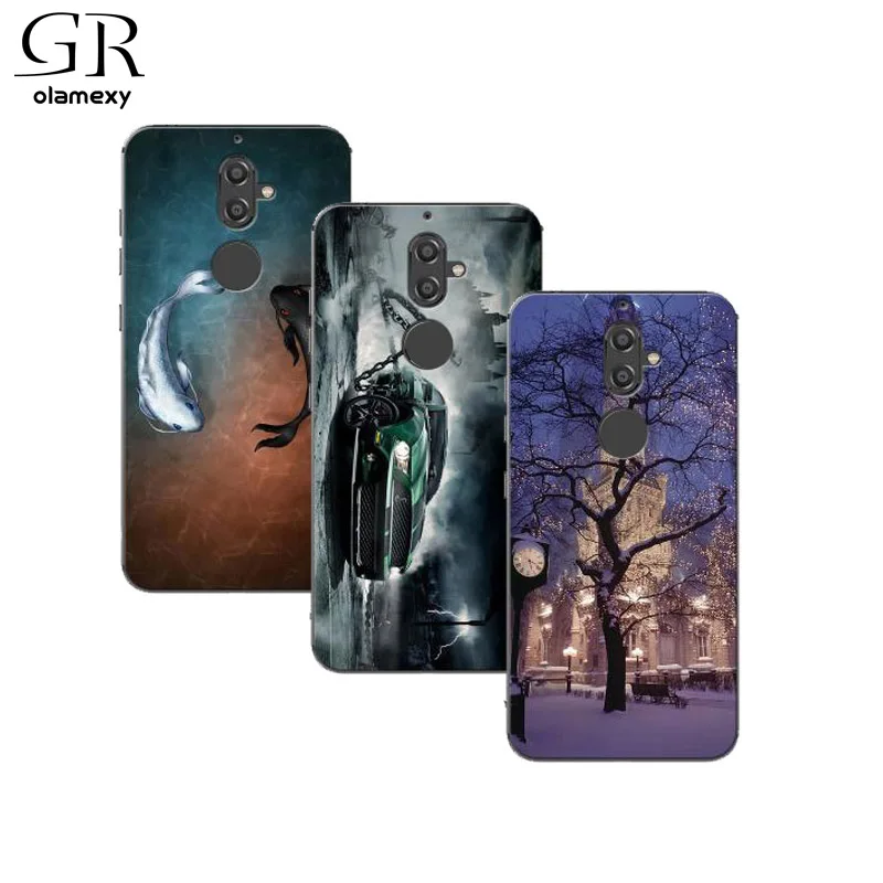 

GR olamexy Draw Cartoon Paint TPU pattern cover case for Casper VIA F1 5.5"inch Funda Mobile Phone Case Coque free shipping