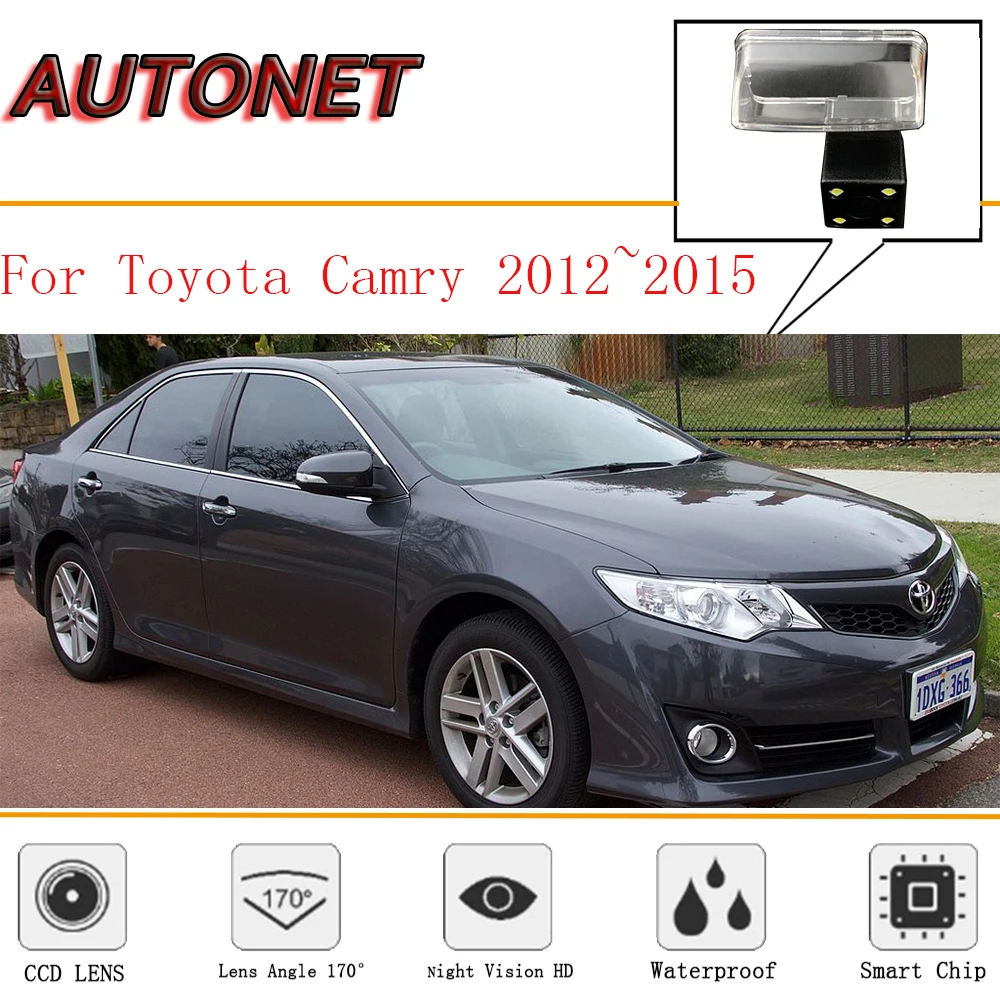 AUTONET камера заднего вида для Toyota Camry 2012~ CCD ночного видения парковочная резервная камера