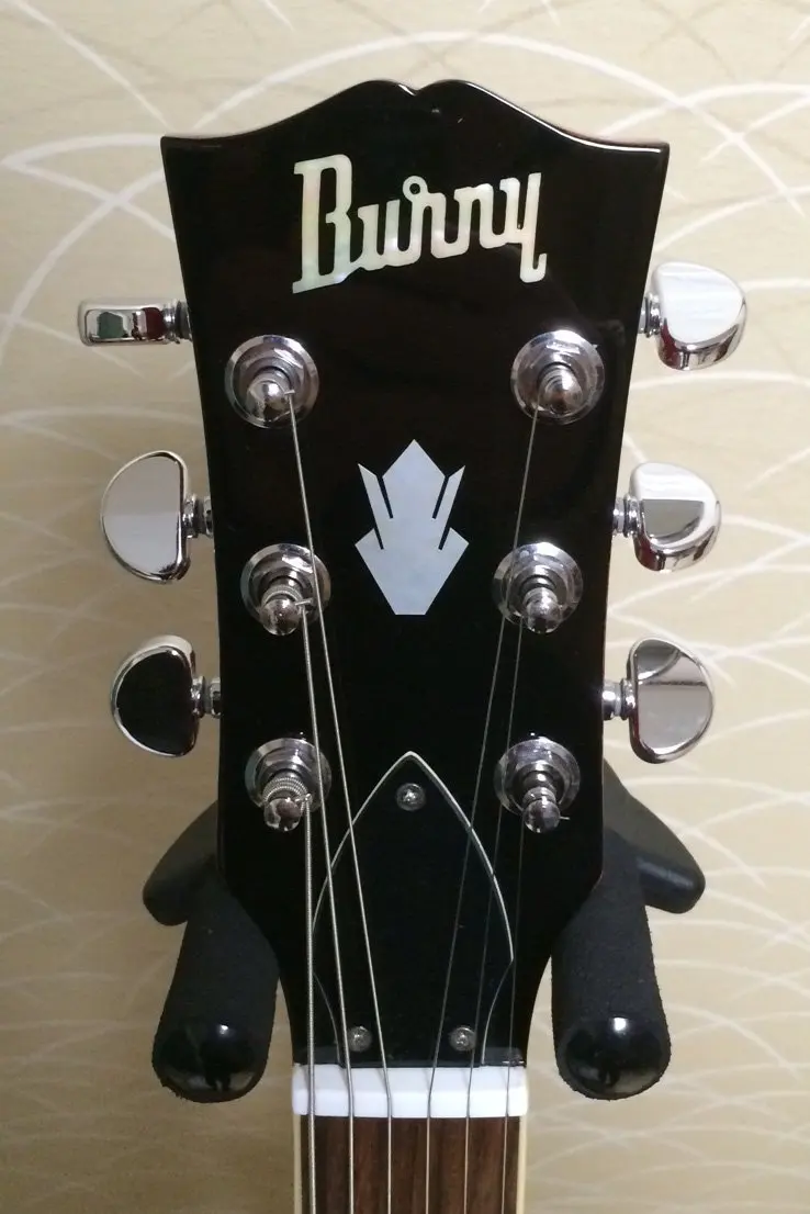 Inlay Sticker Decal Guitar Headstock In MOP Theme 2pcs SET LP Vintage