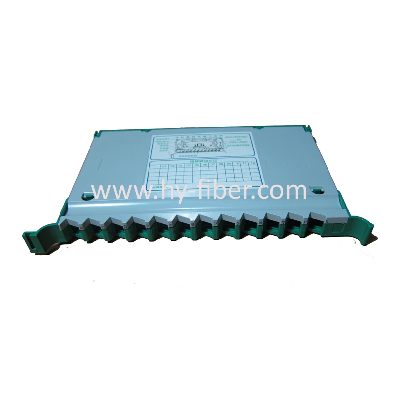 12 Core Fiber Optic Splice Module Tray For