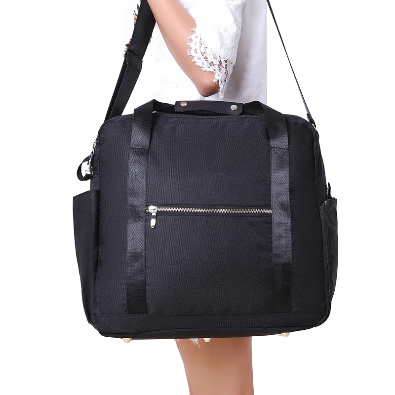 

Foldable Waterproof Oxford Travel Bag Portable Large Capacity Luggage Handbag Multi-Functional Practical Zipper Tote Organizer