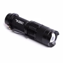 Outdoor Sport Adjustable Professional Mini Flashlight CREE Q5 Cycling LED Flashlight Fishing Zoomable LED Hiking Torch Penlight