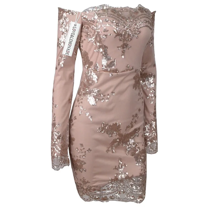 Love & Lemonade новинка. Вечерние платья без бретелек с золотыми блестками TB 8731|sequin party