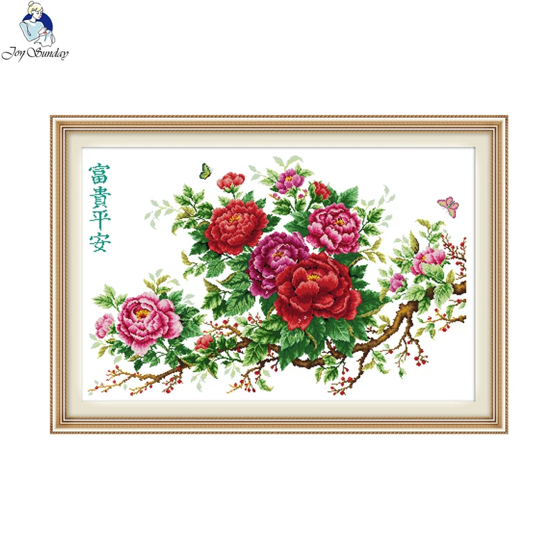 Набор для вышивки крестом Joy Sunday Riches набор рукоделия с надписью Honour and Peace DMC 14ct и 11ct