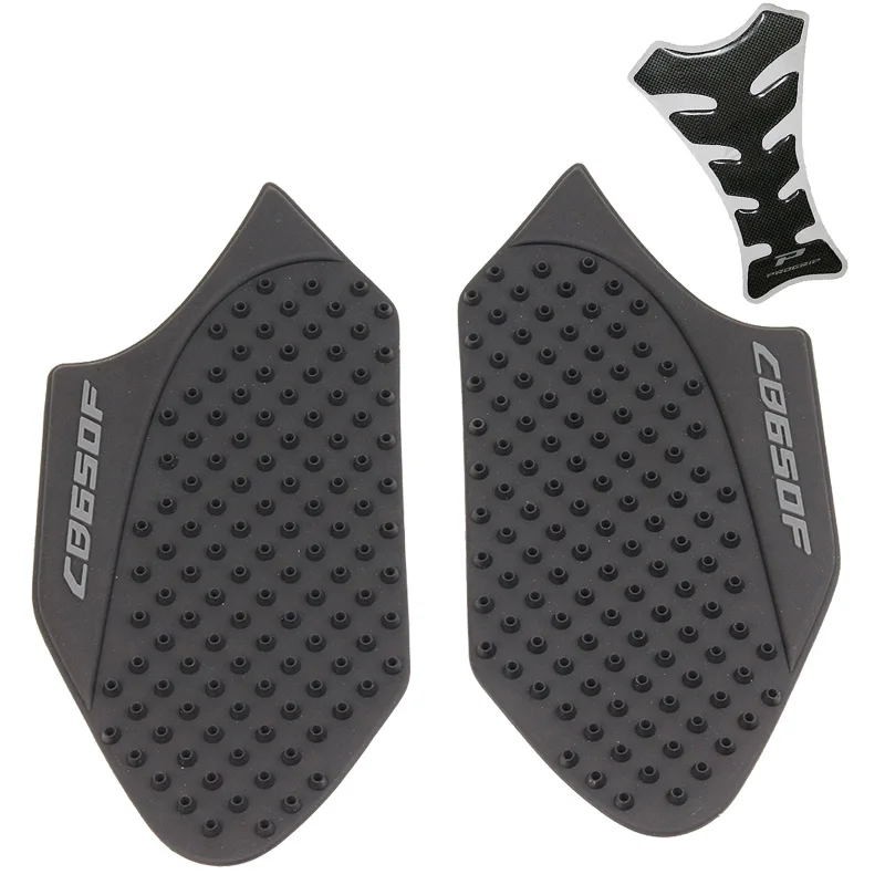 Motorcycle Tank Pad Side Gas Knee Grip Traction Pads Protector + 1