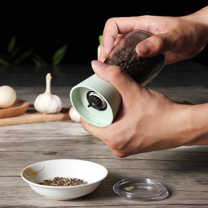 Stainless Steel Manual Salt Pepper Mill Grinder Seasoning Muller