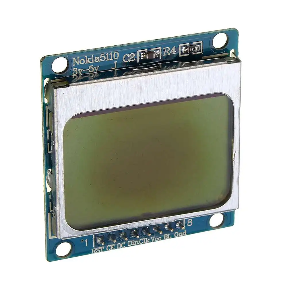 LEORY 1 шт. 5110 ЖК-экран дисплей модуль SPI совместим с 3310 ЖК-дисплей для Arduino развития дисплей экран