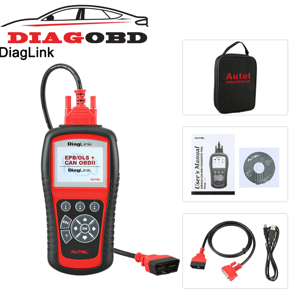 

Autel DiagLink OBDII Scan Tool/Code Reader for Engine, Airbag, ABS,Transmission, etc. (New DIY Version of the Autel MD802)