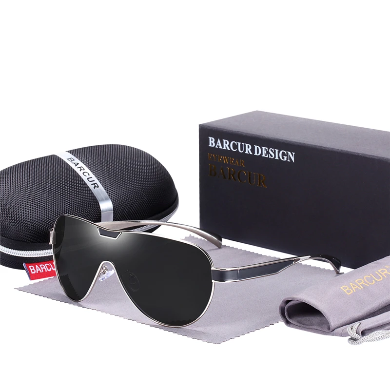 BARCUR Brand Designer Driving Sunglasses Polarized BC8227