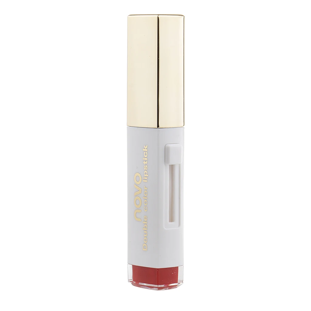 Dual Color Lipstick Moisturizing Gradient Color Fashion Makeup Lip Blam Waterproof & Long Lasting Works Especially Well