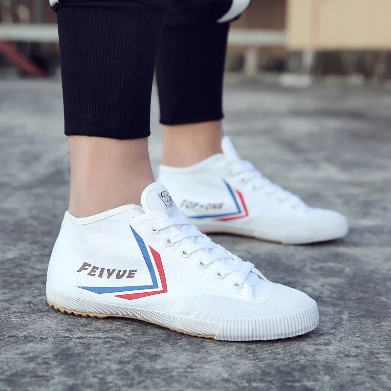 Günstige Feiyue Top one männer frauen turnschuhe schuhe Original Kung fu Verbessern Schwarze schuhe, neue Retro Kampfkunst Schuhe