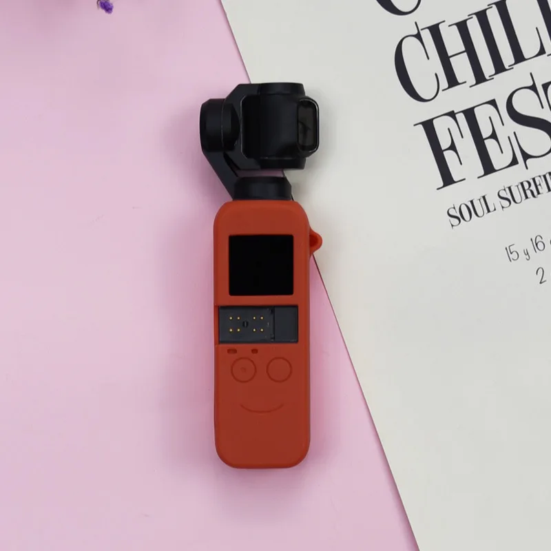 1 шт. Мягкий силиконовый чехол для DJI OSMO Карманный ручной карданный чехол для камеры защитный чехол противоскользящие аксессуары для Gimbal